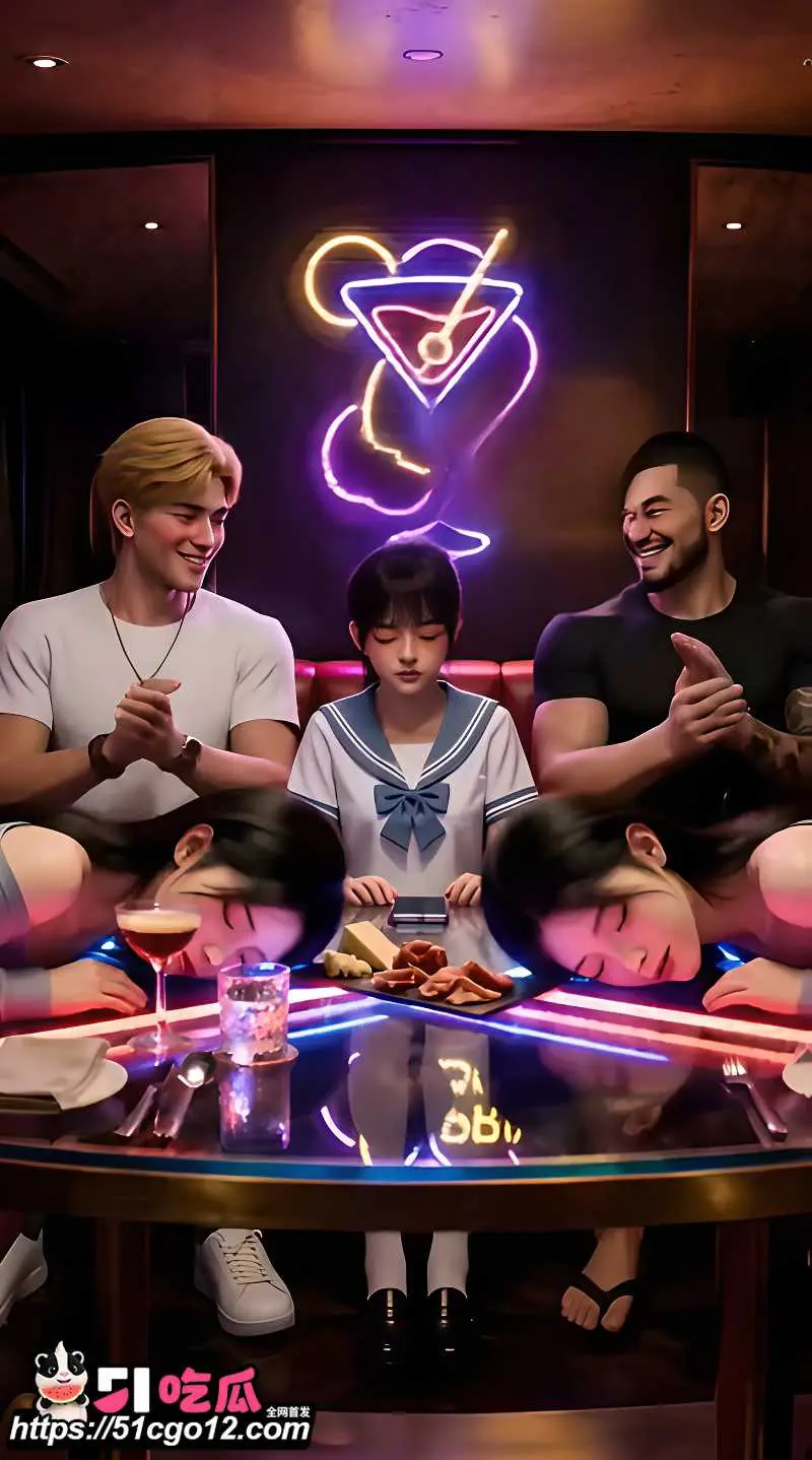 AI成人短剧 婉儿喝酒记 第一集 带醉同学踉跄回家 竟被父亲扒光裤子打屁股 图1