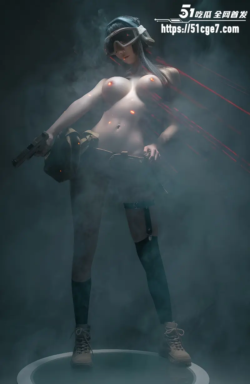 二次元Coser 八木芽子 唯美写真 穿战术套装展露性感娇躯 爆乳粉穴散发致命诱惑! 图3