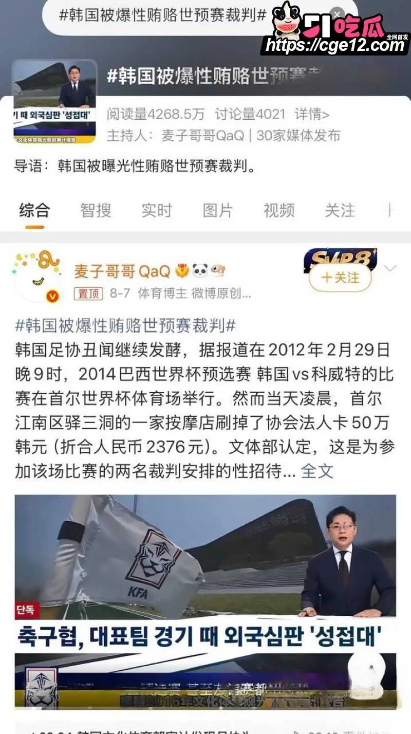 韩国足协90万韩元性招待中国裁判官员 2012年旧案翻出 足协启动调查潜规则曝光! 图8