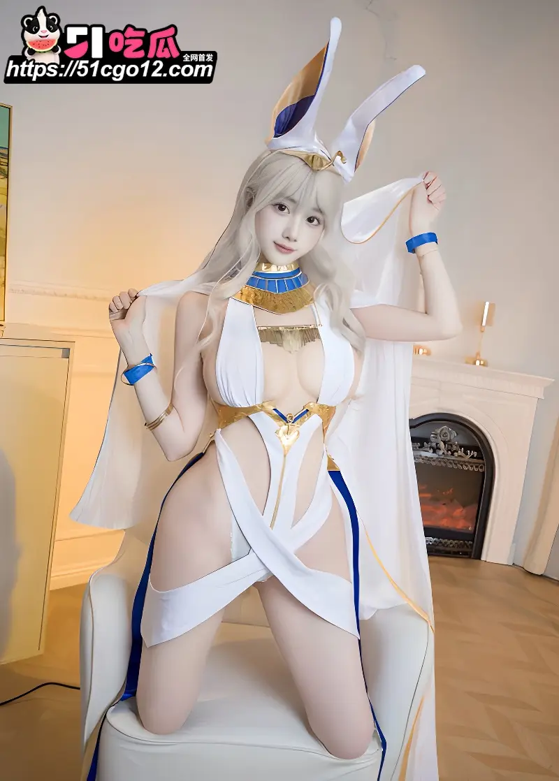 抖音网红 奶瑶妹妹 COS埃及猫女 魅魔级身材妖娆到犯规 淫浪眼神直勾人魂魄 图5