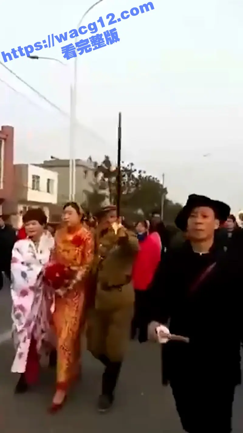 河北婚礼现场惊现鬼子进村恶俗表演 此事发生在廊坊简直不可思议 新郎却自以为搞笑！对得起家乡的先辈吗？ 图4