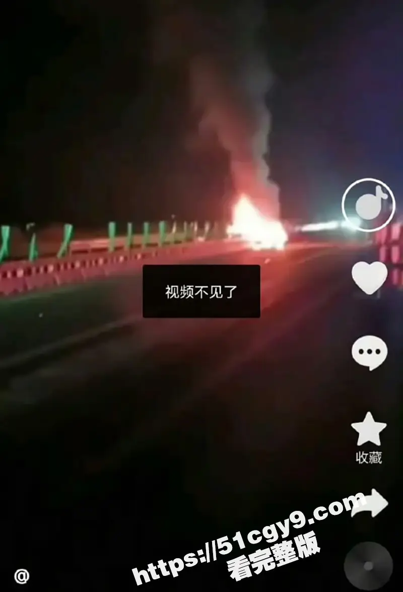 小米SU7竟成死亡飞车!安徽高速上失控撞击爆燃 车上三位女大学生当场烧死 现场视频曝光! 图6