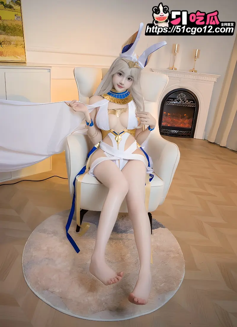 抖音网红 奶瑶妹妹 COS埃及猫女 魅魔级身材妖娆到犯规 淫浪眼神直勾人魂魄 图3