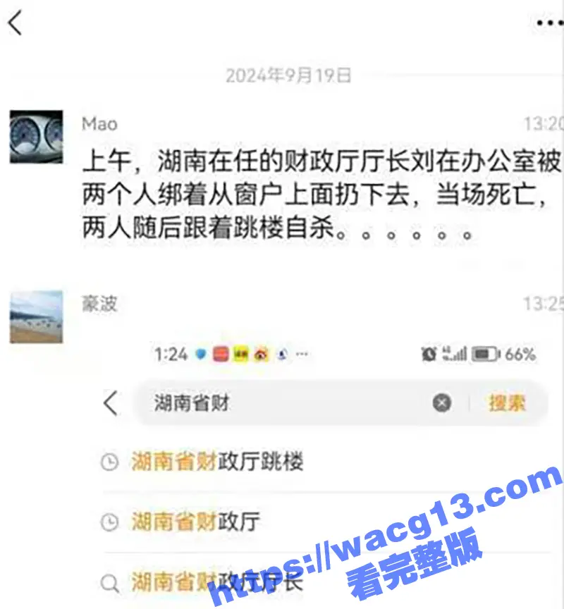 湖南省财政厅 厅长刘文杰 意外去世或涉刑案 知情人称同坠楼者 与其有工作关联 图5