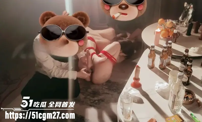 重庆调教大神 永夜DS 双飞捆绑奴下奴母狗特训 淫穴喷水强制高潮 图4