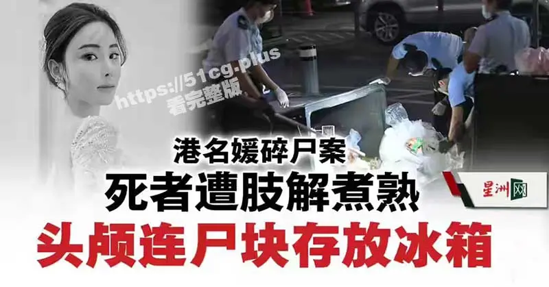 香港名媛蔡天凤分尸案 与前夫一家发生财务纠纷惨遭前夫、公婆烹煮尸块收冰箱 图1