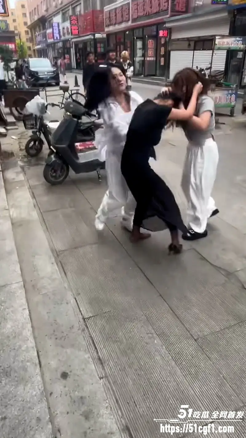 熊岳火车站黑丝高跟鞋一打二 丝毫不落下风 正妻抓小三 三女当场撕逼大乱斗 图9