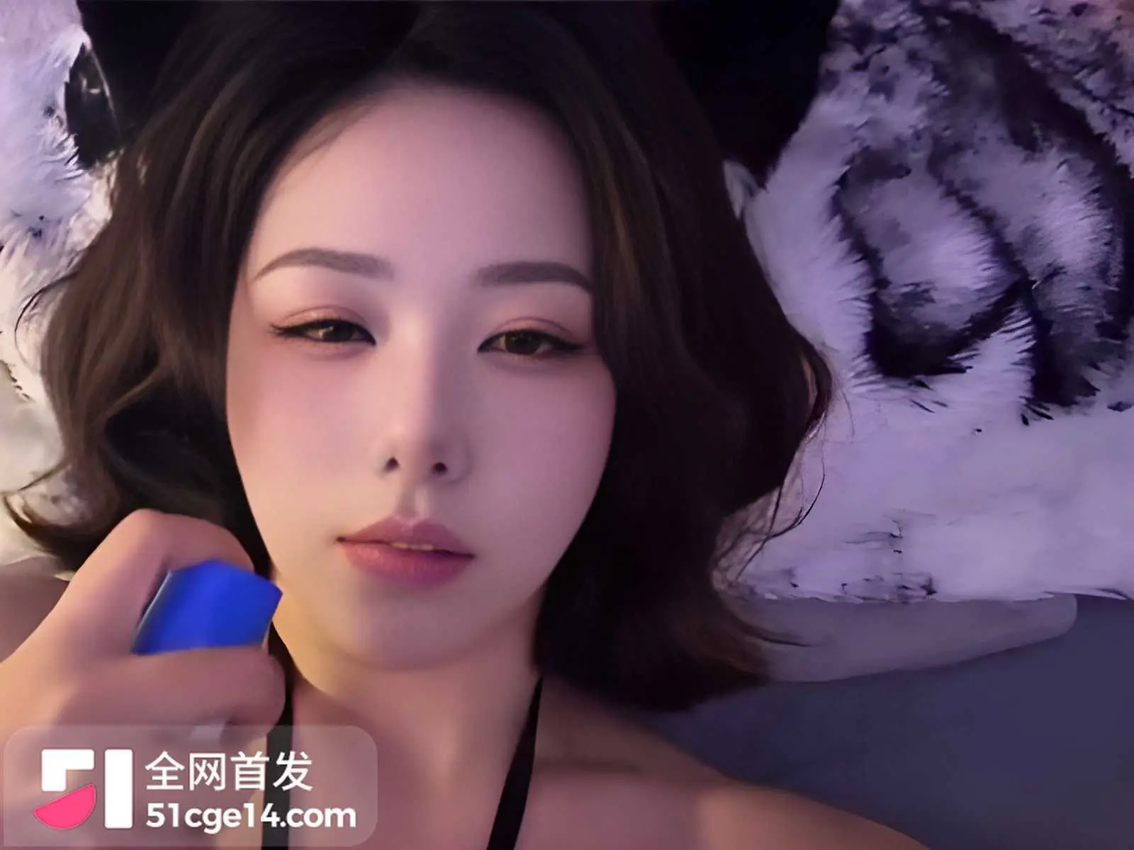 抖音12万粉主播 鹿木十三分 门槛福利 身着情趣黑丝扭腰顶胯 反差拉满! 图2