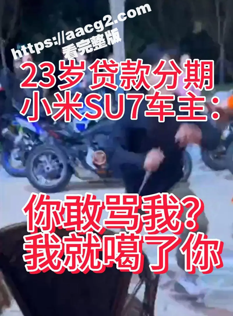 南通小米su7后续!现场多视角拍摄视频及车主反手刀划伤锁喉哥细节曝光 雷总评论区炸锅了 图6