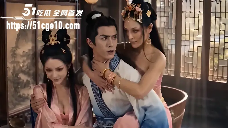 AI成人短剧 捉妖师 13-14集 男主与双女鸳鸯浴 把骑乘位玩出新花样! 图4