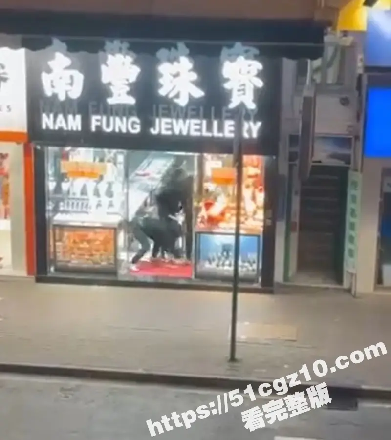 香港发生重大抢劫案 4名男子蒙面持刀及铁锤 闯入上水新丰路南豐珠寶抢劫在大埔失事弃车逃离 现场视频流出! 图1