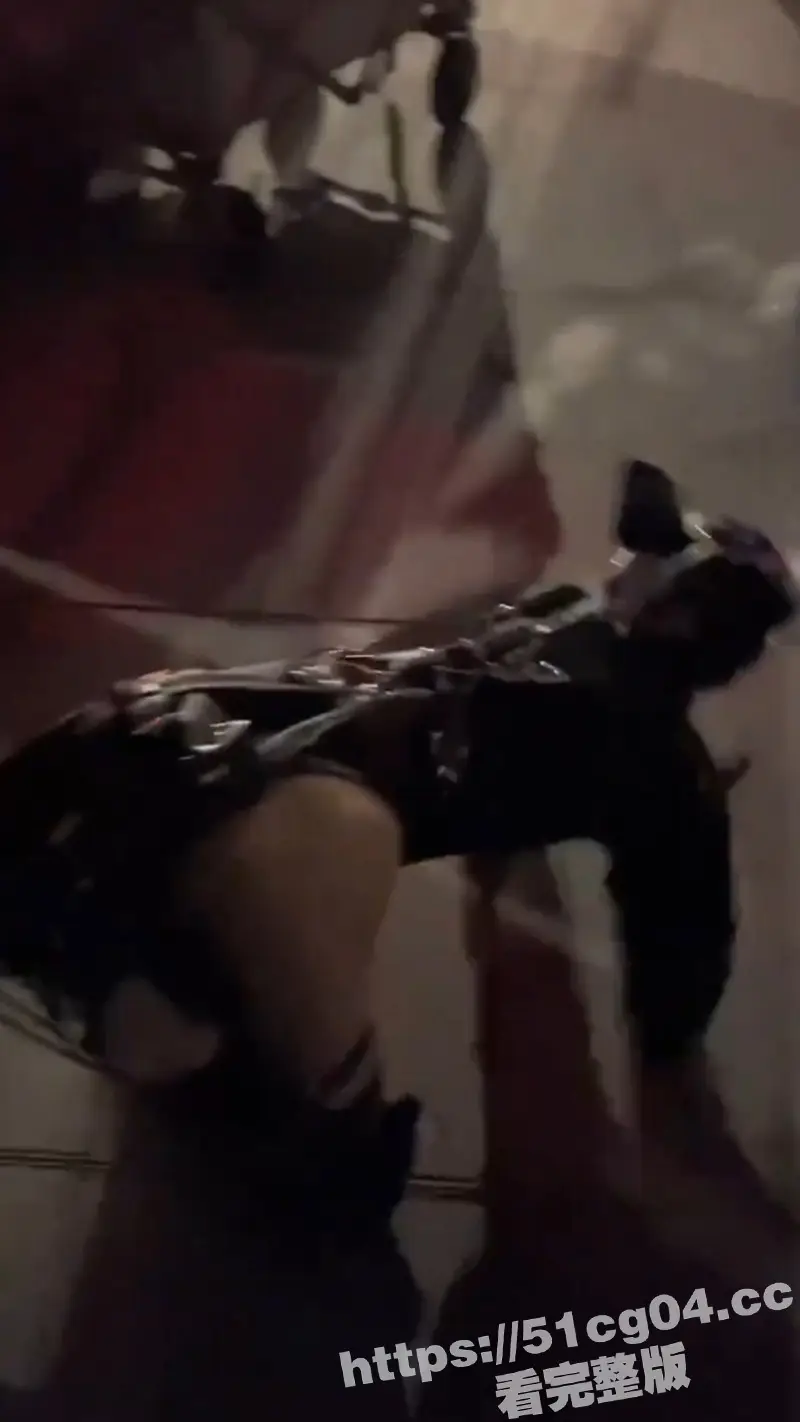 实拍顶级母狗 被主人绑成人型犬 夜晚被主人牵着户外遛狗 母狗身材不错 中国人都玩这么花花了么 图6