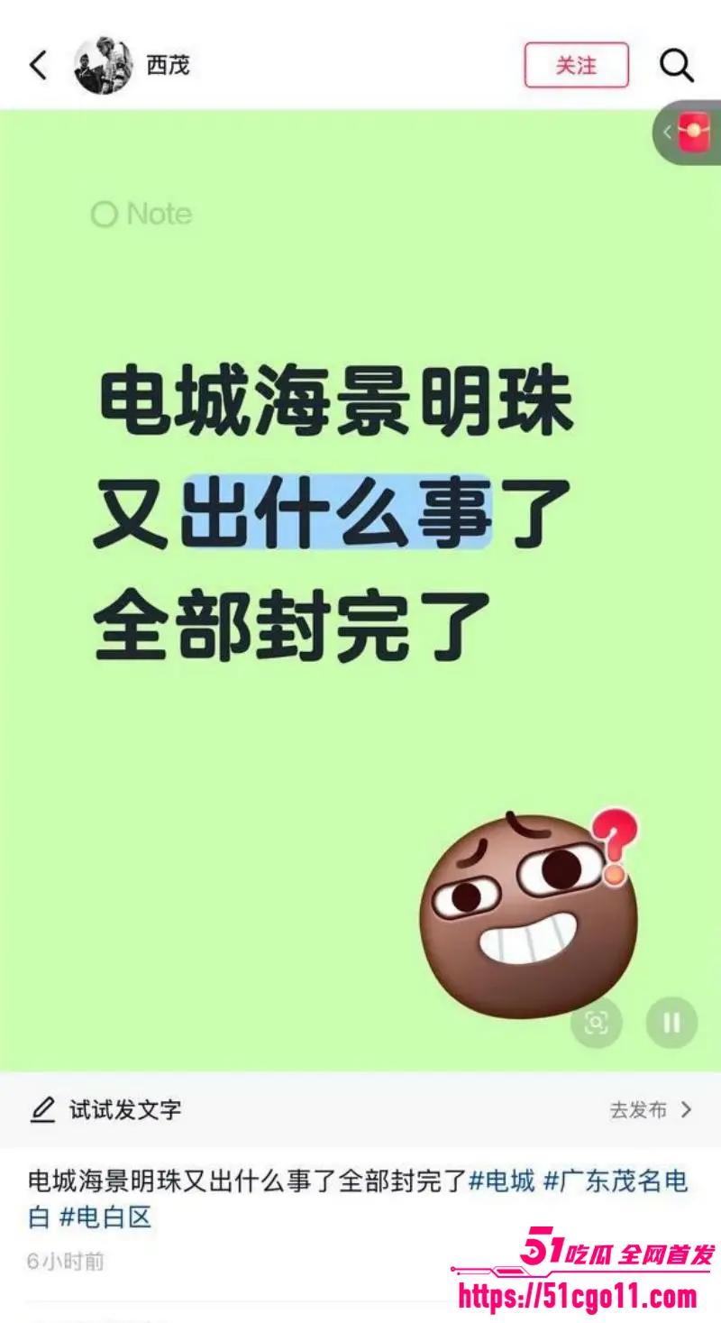广东茂名电城 海景明珠砍人事件 男子被绿怒杀奸夫 引发大量群众围观！ 图1