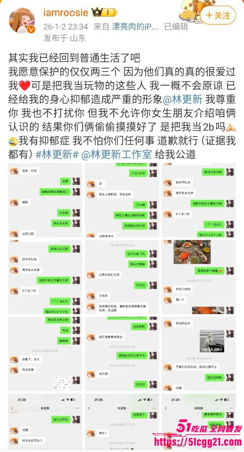 2026内娱开年第一瓜!网红女魔头 司晓迪 自曝睡遍顶流 点名鹿晗范丞丞檀健次等 聊天记录床照流出! 图27