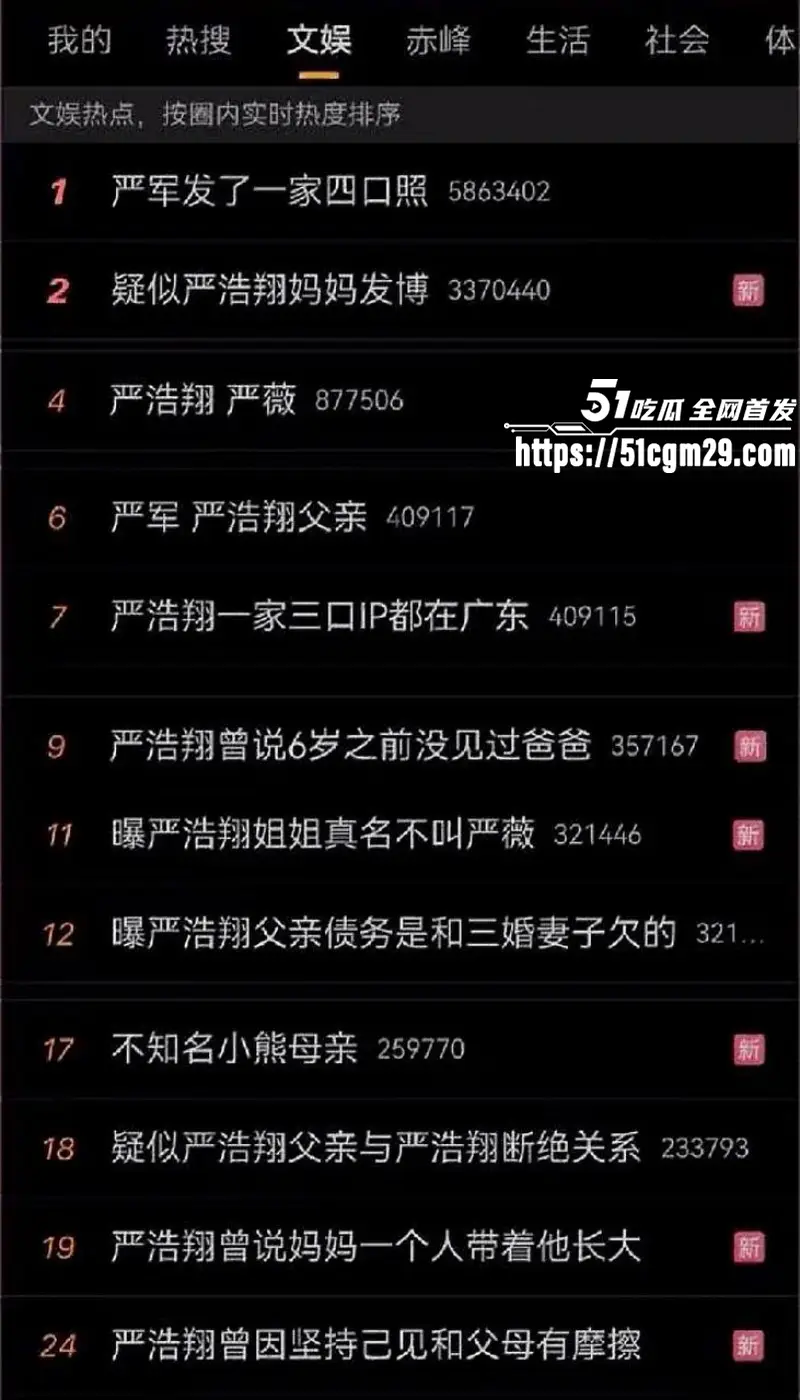 时代少年团 严浩翔 生父三婚两离出轨多人 自曝断绝关系 与小三乔娜性爱视频流出 图1