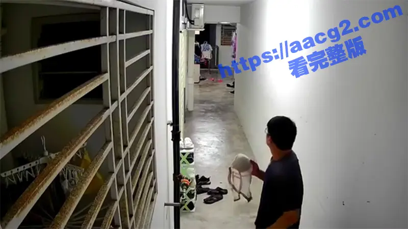 马来西亚公寓变态男 偷拿邻居胸罩打飞机 甩狙秒射 几秒解决战斗 被监控拍下证据 女邻居怒将其曝光 图5