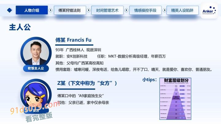 深圳安克公司高管涉嫌“钓鱼”骗局：假精英人设骗财骗色