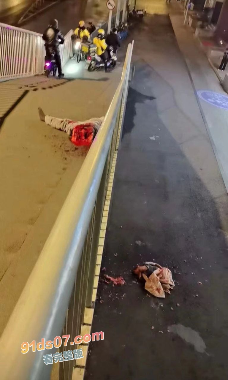 武汉花园道女子惨死碎尸！疑似高空坠亡被天桥栏杆切断 现场血肉分离惨不忍睹 图5