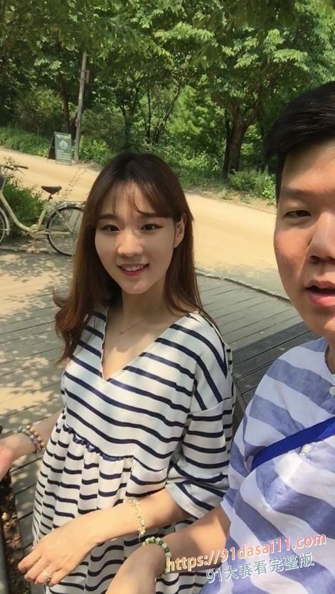 相貌甜美的泡菜国美女和男友外出旅游开房做爱自拍视频流出！不愧是泡菜妹别有一番风味！ 图1