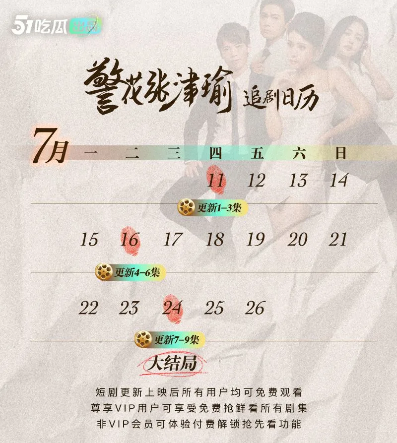 51吃瓜出品 暑假档热剧《警花张津瑜》上线啦！看堕落天使，如何开启复仇大戏！1-3集已更新