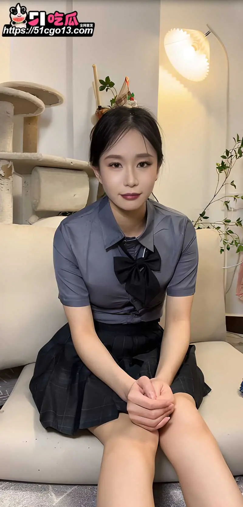高颜值御姐 宵夜 身着黑色JK制服自慰 圆润美乳勾人魂魄 假屌插逼白浆四溢!