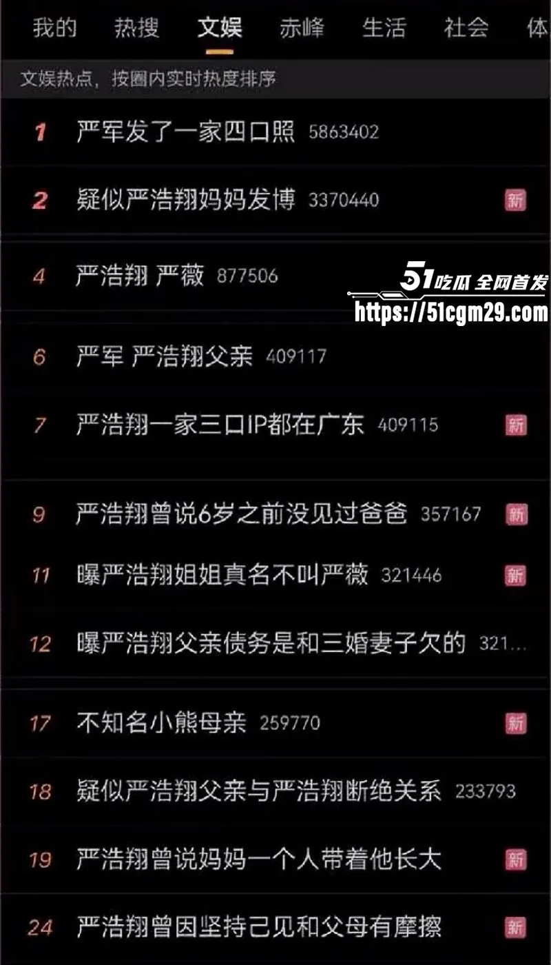 时代少年团 严浩翔 生父三婚两离出轨多人 自曝断绝关系 与小三乔娜性爱视频流出