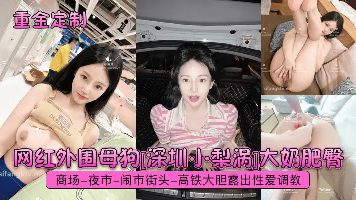 网红外围母狗[深圳小梨涡]大奶肥臀商场-夜市-闹市街头-高铁大胆露出性爱调教