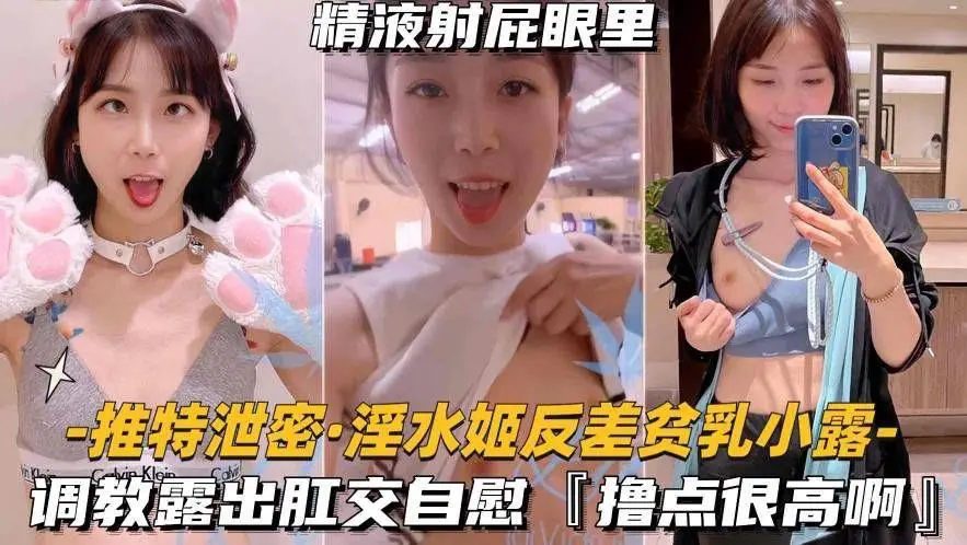 (最新泄密-淫水姬反差贫乳小露)调教露出肛交自慰,撸点很高