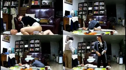 【公媳乱伦】公公扒灰儿媳妇，女儿突然回来了