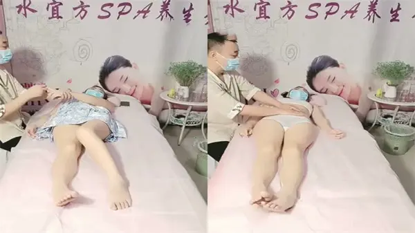 SPA师徒合体狂干性感人妻女顾客,巨乳摇晃内射高潮!