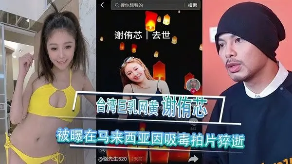 台湾巨乳网黄 谢侑芯 被曝在马来西亚因吸毒拍片猝逝 往期私房写真大合集曝光