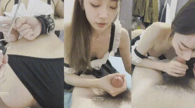 极品颜值小情侣私拍泄密，可爱女友女仆装被哥哥操，清纯淫靡并存，一使劲儿感觉就操破了一样(9V)