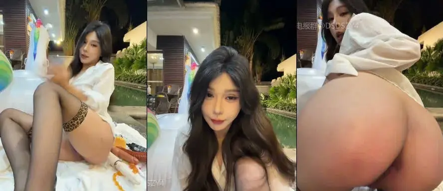 顶级外围骚货【linjianvhai】网红女神玩的花双洞已开~灌肠喷水户别墅外泳池阳台秀屁眼骚屄双喷2 (3)
