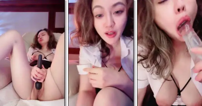 顶级巨乳【浅尝渺渺】加强版大黑牛 无敌狼牙棒 双道具自慰 高跟丝袜真空 爽到了又爽 (7)