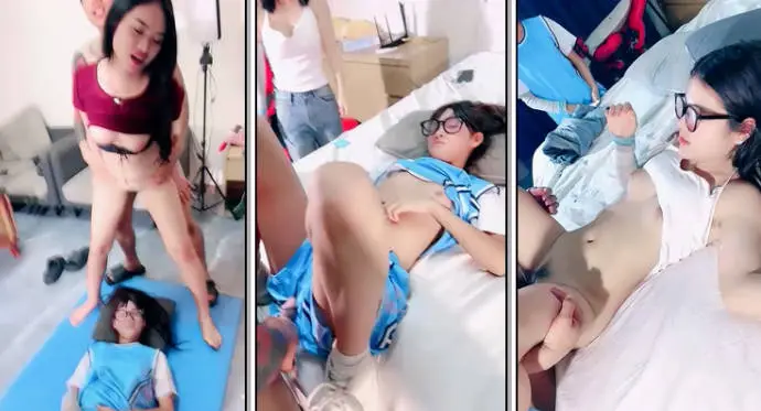 高中生穿着校服【风华美人】年级都好小 娇小奶子又粉又嫩 年轻就是好 逼逼太嫩了 轮流挨草 (6)