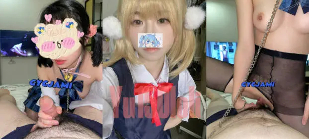 【制服嫩妹控必备】，人形小母狗，清纯萝莉女奴【玉宝涩涩Yu150loli】完整27G视图⑿，性爱群P自慰，花样多
