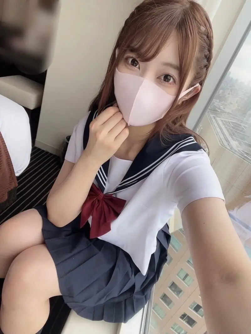 FC2-PPV-4777483 【G罩杯美女】麻衣酱的朋友美酱!第一次穿水手服,第一次吞精!
