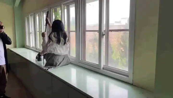 STP26937 圈内高端人体艺术摄影师Rock|废弃学校人体摄影真实花絮,出镜小A,年轻漂亮女神级别三点全露~STP26937 new