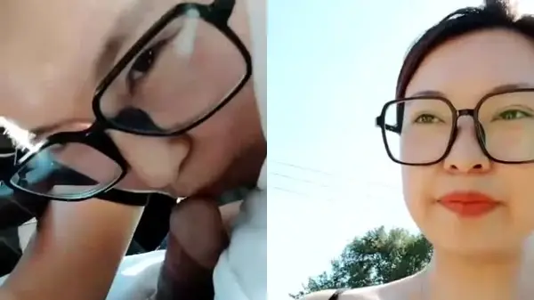 极品眼镜骚货户外车震,狂干内射淫水四溅