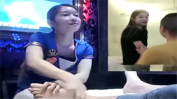 足疗会所撩骚女技师,巨乳按摩后爆操内射