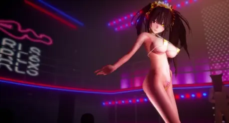MMD- 约会现场舞蹈美女巨乳狂干内射高潮