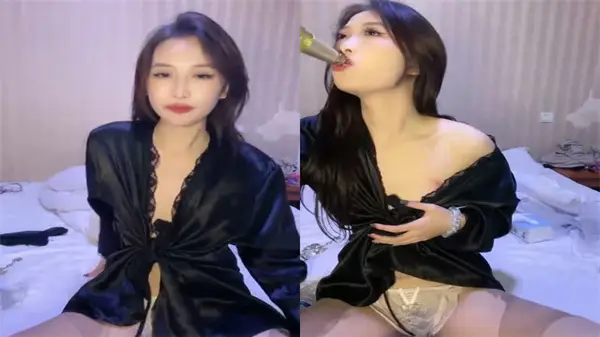 长腿性感女神酒后玩啤酒瓶自慰,骚穴流水浪叫不断!