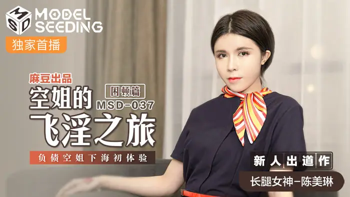 MSD037 空姐制服诱惑：财务困境下的云端性爱 为还债初次下海体验绝顶高潮