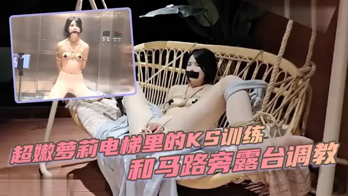 超嫩萝莉电梯里的KS训练和马路旁露台调教.