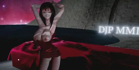 MMD淫荡甜魔头!星光沙滩被巨屌狂操,浪叫淫水喷溅求内射!