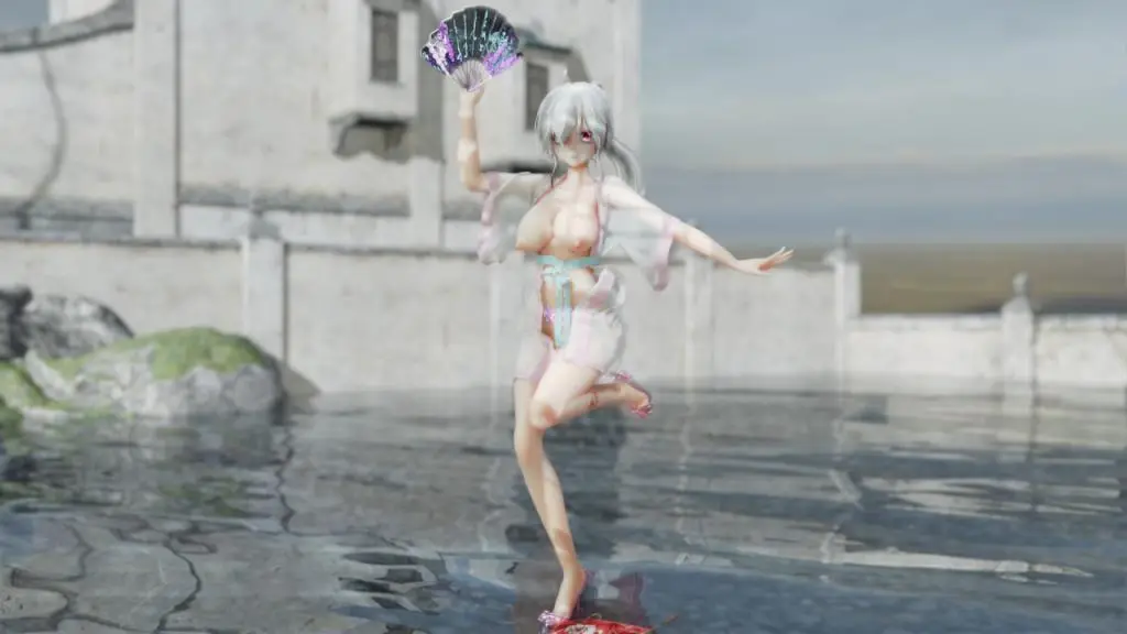 MMD52 汉服萝莉少女弱音被狂操 寄明月高潮内射