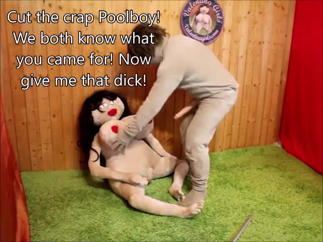 Chubby Sex Doll gets Fucked in every hole and between her tits-48175107 new