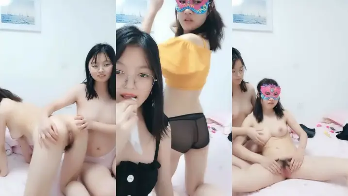 幸福老哥双飞童颜00后嫩妹长相诱人粉穴双女互摸掰穴震动棒摩擦口交后入抽插猛操.