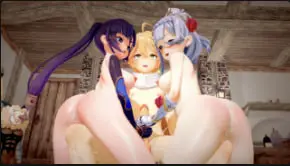 nyanyaoMMD莫娜与诺埃尔SexDance