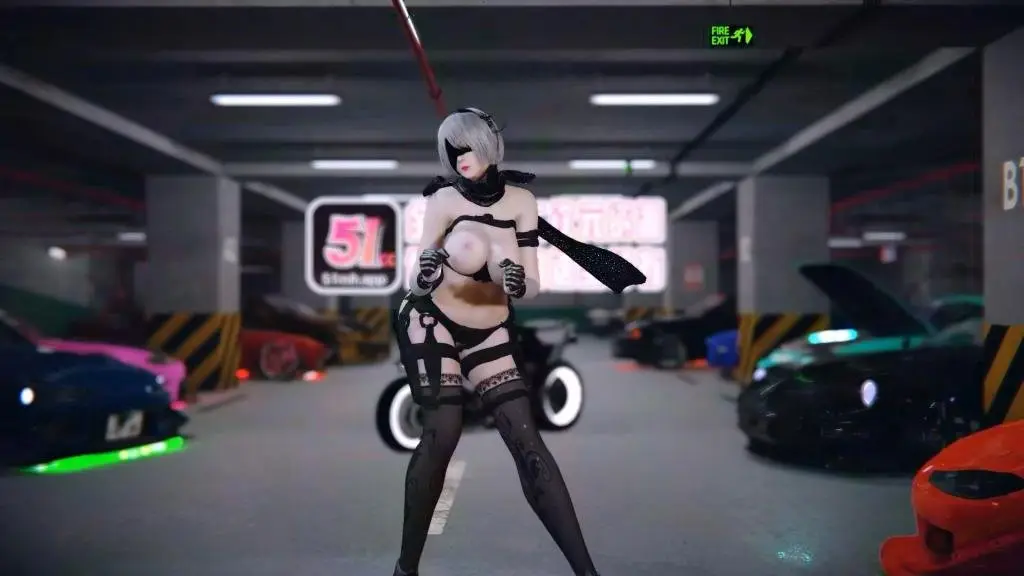 MMD 2B女骑士KDA极度诱惑！巨乳骚穴被猛操内射高潮